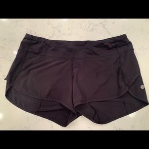 lululemon Athletica Speed Short-Black, Size 6